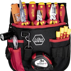 Plată sigură Geantă cu scule pentru electricieni 18 piese (l x î x A) 250 x 280 x 80 mm Wiha 44574