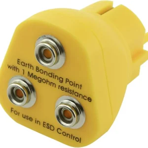 Ştecăr împământare ESD capsă 10 mm Quadrios Lichidare de stoc