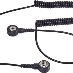 Nu rata Cablu împământare ESD 2.40 m capsă 10 mm capsă 3 mm Wolfgang Warmbier 2100.752.3.10