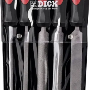 Set pile pentru atelier 200 mm mâner bi-component 5 buc. Dick 1314202-2K Cumpărături sigure