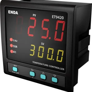 Enda ET9420-LV Regulator de temperatură PID Pt100, J, K, L, T, S, R, B -199 la 1700 °C (L x l x î) 50 x 96 x 96 mm Vezi acum