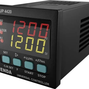 Premium Enda EUP4420-230 Regulator de temperatură PID Pt100, J, K, L, T, S, R, SSR, releu 8 A (l x î) 48 mm x 48 mm