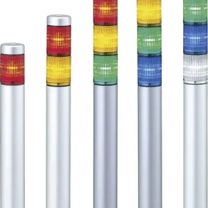 Plată sigură Coloană de semnalizare optică 24 V/DC roşu/galben/verde Patlite MP-302C-RYG