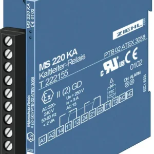 Retur ușor Releu termic PTC 1 ieșire Ziehl MS 220 KA