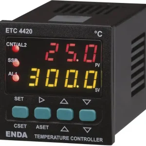 Regulator de temperatură PID Pt100, J, K, T, S, R releu 2 A, SSR (L x l x î) 94 x 48 x 48 mm Enda ET4420-230 Cumpără online