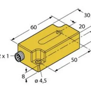 Chilipir Senzor de inclinare Turck B2N45H-Q20L60-2LI2-H1151 1534013