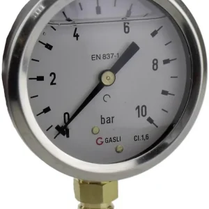 Manometru 0 - 10 bari filet 1/4" ICH 63R10.MGE Reducere