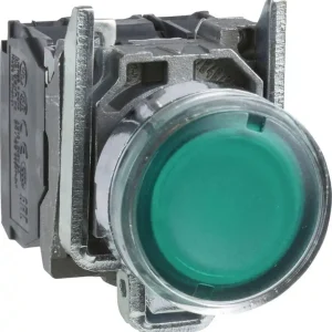 Transport gratuit Buton de comandă iluminat Schneider Electric Harmony XB4BW33B5, Ø 22.5 mm, verde