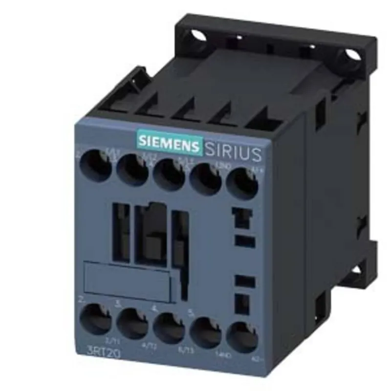Retur ușor Contactor cu contact auxiliar 3 contacte NO 4 kW 24 V/DC 9 A Siemens 3RT2016-1BB41