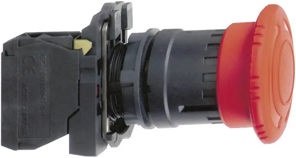 Nu rata întrerupător oprire de urgență 120 V/AC 6 A Schneider Electric XB5AS8445