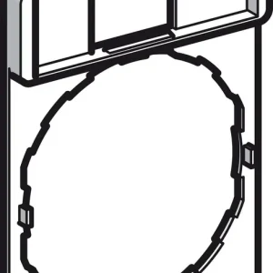 Comandă acum Port-etichetă (L x B) 30 mm x 40 mm negru, roșu Schneider Electric ZBZ32