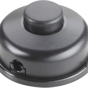 Bestseller întrerupător intermediar de picior interBär, 1 pol ON/OFF 6 (2) A/250 V/AC, negru
