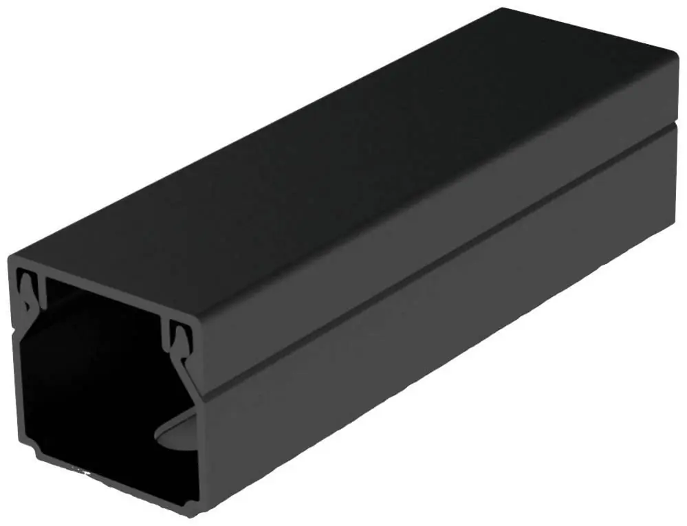 Premium Canal cablu (L x l x î) 2000 x 20 x 20 mm 2 m negru KOPOS LHD 20X20_FD
