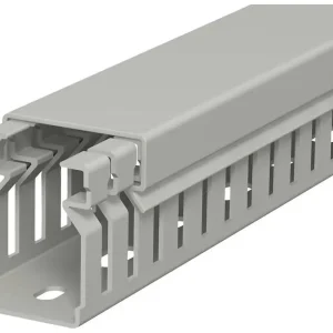 Preț mic Canal de cablu perforat (L x l x î) 2000 x 25 x 30 mm gri OBO Bettermann 6178005