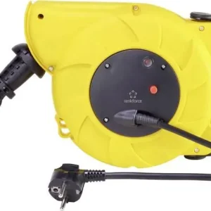 Ofertă de sezon Prelungitor cu tambur 9 m, montare pe perete, Renkforce RF-3349118