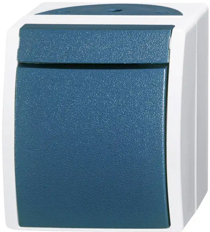 Vezi acum întrerupător intermediar Ocean montare aparentă albastru, verde Busch-Jaeger 2601/7 W-53