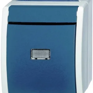 Busch-Jaeger 2621 W-53-206 întrerupător seria Ocean 1P+N 1NO 1NC 1CO montare aparentă albastru, verde Reduceri