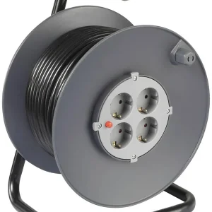 Prelungitor cu tambur 4 prize 50 m Sygonix SY-5655928 Ofertă specială