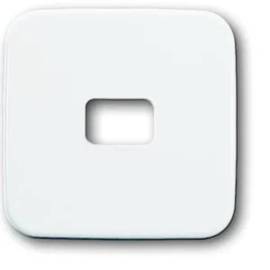 Reducere extra Capac întrerupător cu gaură de montare simbol alb pur Busch-Jaeger 2520-214