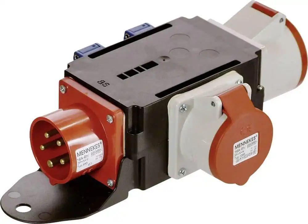 Adaptor CEE 16 A 400 V AS Schwabe 60522 Retur ușor