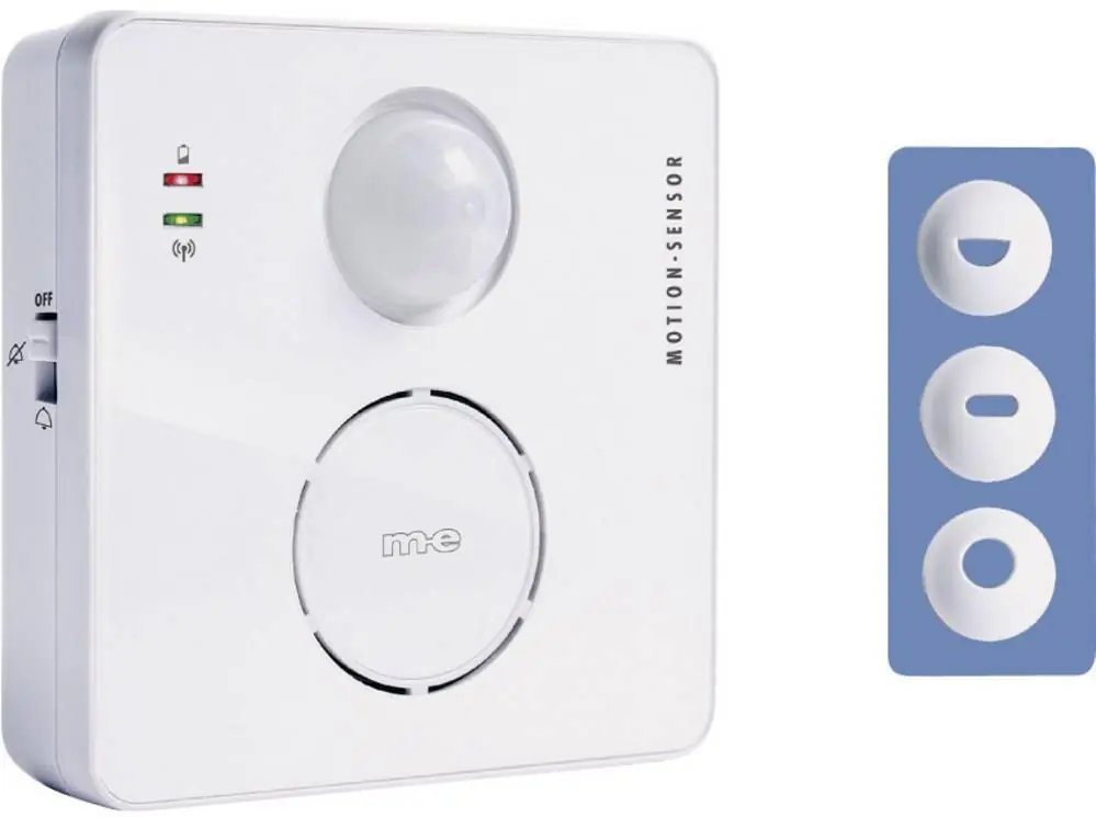 Detector de mişcare wireless suplimentar pentru sonerie m-e Bell 211 TX, alb Transport gratuit