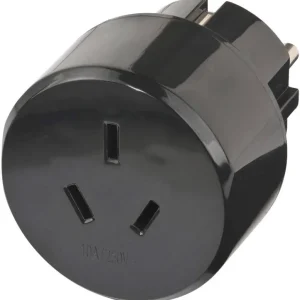 Reducere de preț Adaptor priză Brennenstuhl, Australia, China/contact protecție, negru