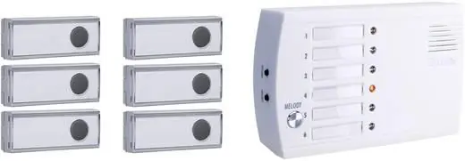 Doar azi Sistem sonerie wireless pentru 6 utilizatori m-e modern-electronics FRS-106.1