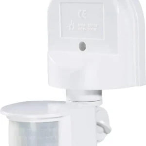 Detector de mișcare 180°, montare pe perete, alb, Renkforce Ultima șansă