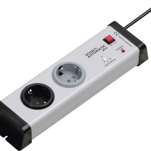 Prelungitor cu întrerupător și timer 2 prize Ehmann 0222x00022301, 1.50 m, gri Discount
