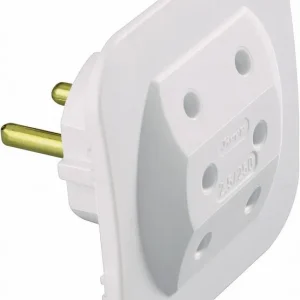Super ofertă Adaptor priză euro triplu Kopp, alb polar