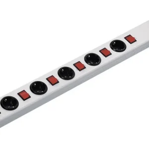 Cumpără online Prelungitor cu protecție la supratensiune 6 prize Ehmann 0232x00062301, 1.50 m, gri
