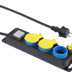 Prelungitor cu 3 prize și capace de protecție pentru exterior, Renkforce Cumpără acum