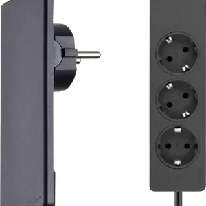 Cel mai bun preț Prelungitor cu 3 prize EVOline 151000156100, 1.50 m, negru