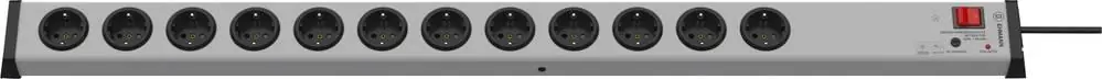 Comandă acum Prelungitor cu protecție la supratensiune 12 prize Ehmann 0207x00122301, 1.50 m, gri