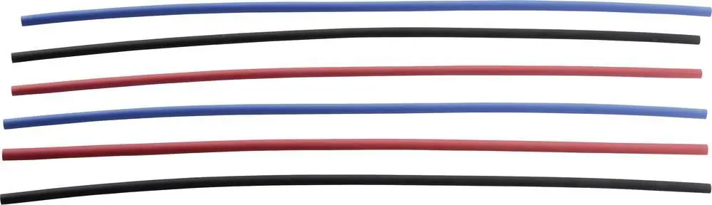 Lichidare de stoc Tub termocontractabil fără adeziv 3:1, 9 mm, multicolor, 1 pachet, DSG Canusa