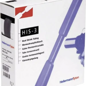 Livrare expres Tub termocontractabil fără adeziv 3:1, 9 mm, transparent, 5 m, HellermannTyton HIS-3-9/3-PEX-CL
