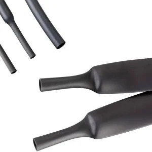 Plată securizată Tub termocontractabil cu adeziv 4:1, 55 mm, negru, 1.22 m, Hongshang HRA2 55/16