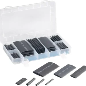 Set tuburi termocontractabile 2:1, negru, 1 set, Tru Components Reducere specială