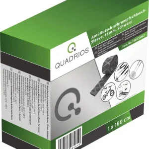 Popular Tub termocontractabil fără adeziv negru 15 mm 7.50 mm 2:1 Quadrios 1908CA063