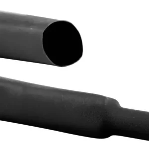 Hongshang ART002333 Tub termocontractabil fără adeziv negru 9 mm 3 mm 3:1 metraj Noutate