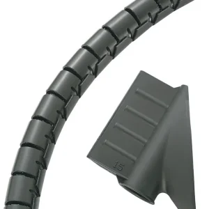 Plată securizată Tub spiralat Ø 10 mm negru 5 m Tru Components TC-MX-KLT8BK203