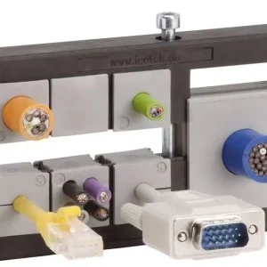 Suport intrare cabluri (L x l x î) 147 x 58 x 17 mm poliamidă negru Icotek KEL 24/10 Retur gratuit