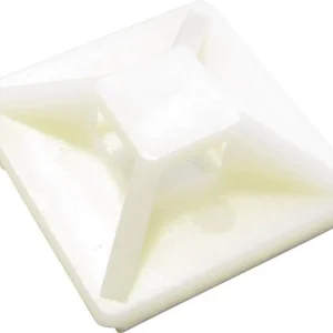 Ofertă specială Soclu de fixare coliere cablu WKK 5407, înşurubare, autoadeziv, natur