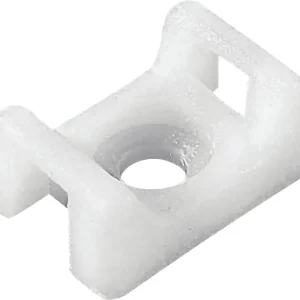 Lichidare de stoc Soclu de fixare coliere cablu PB Fastener TM 48, înşurubare, poliamidă 6.6, natur