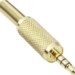 Ultima șansă Jack 3,5 mm, mufă tată, drept, aurit, 1103057 BKL Electronic