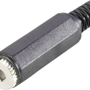 Ultima șansă Jack 3,5 mm, mufă mamă, 4 pini, protecție la îndoire, 1108017 BKL Electronic