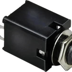 Plată sigură Jack 6,35 mm, soclu mamă, mono (izolat), pentru montare, 1109030 BKL Electronic