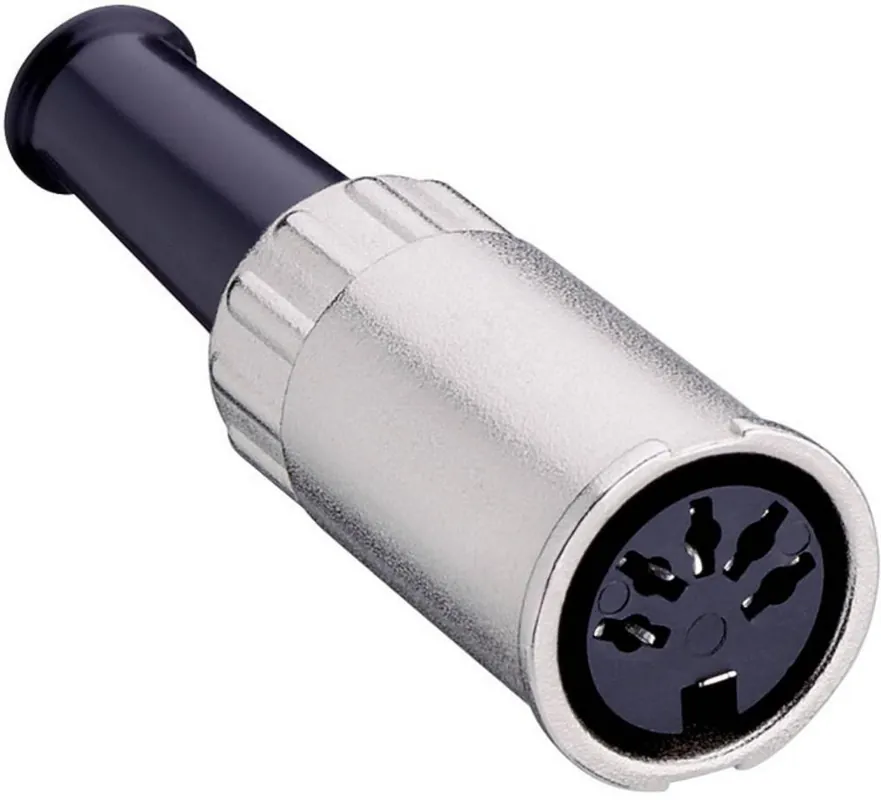 Conector mamă DIN, drept, fixare tip baionetă, 8 pini, 0122 08-1 Lumberg Ofertă limitată