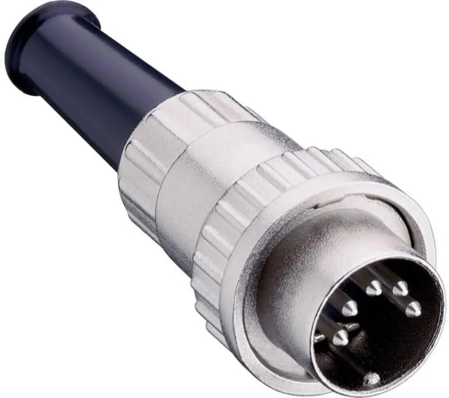 Conector tată DIN cu fixare tip baionetă, 7 pini, 0132 07-1 Lumberg Ieftin