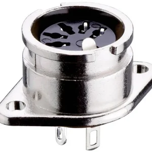 Ofertă de sezon Conector soclu DIN, fixare tip baionetă, 5 pini, 0107 05-1 Lumberg